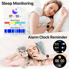Women's Smart Watch w/ Calling 100 Sports Modes Water Resistant