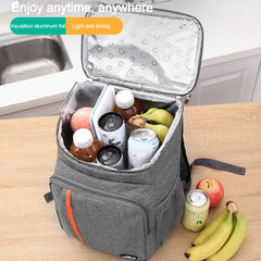 18L Cooler Backpack Thermal Bag Lightweight Picnic Insulated Leak-Proof