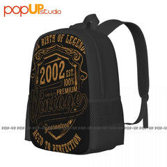 18th Birthday Funny Legends Backpack Large Capacity Bookbag