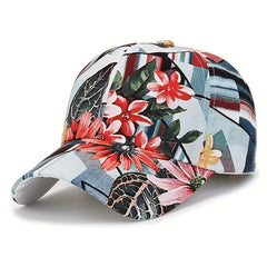 Flower Sun Hat Peaked Cap for Hiking