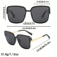 Square Sunglasses Gradient Anti Glare UV400