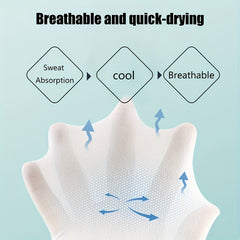 Ice Silk Sleeves Sunproof Elastic UV Protection Thin Breathable Solid Sleeves