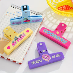 Plastic Magnet Long Tail Clip for Desk Organizer