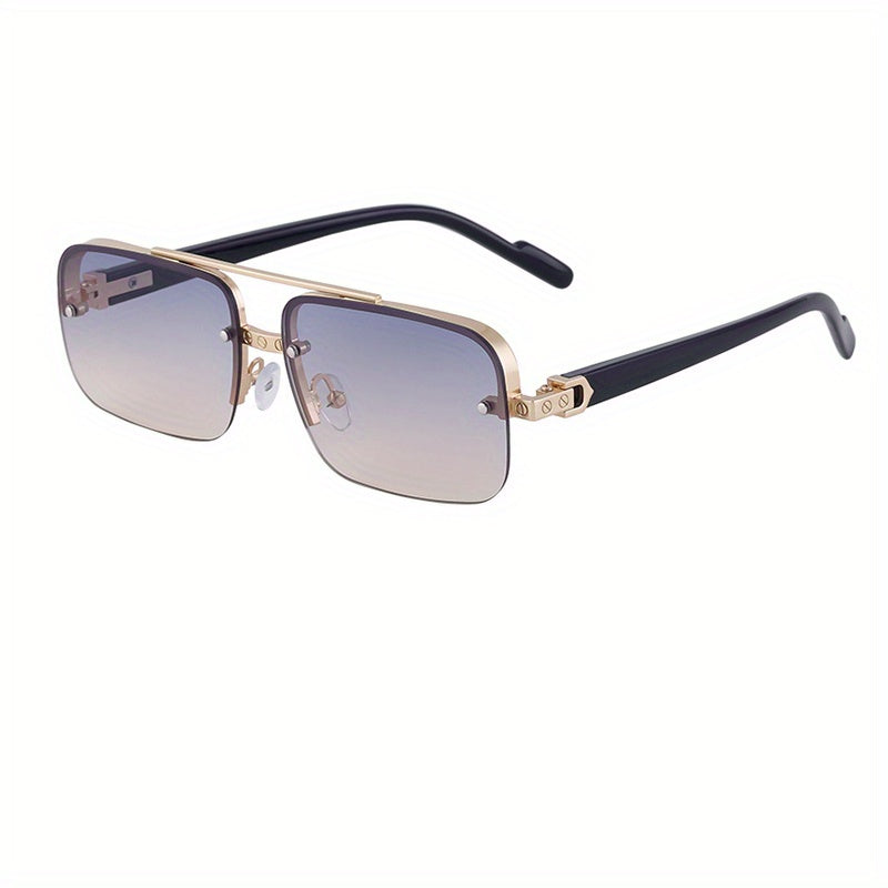 Men's Business Sunglasses High End Anti UV Gradient HD Vision Glasses