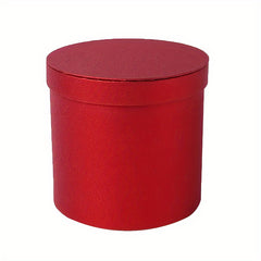 1pc Round Flower Bucket Cardboard Flower Box Bouquet Packaging Florist Supplies