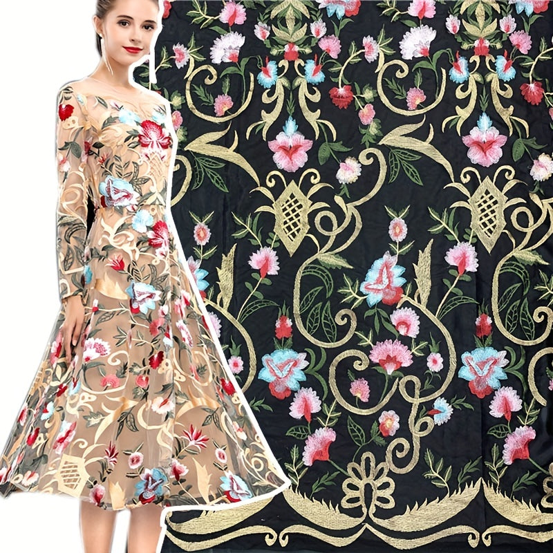 African High Lace Fabric For Dress DIY Embroidered Tissue Skirt