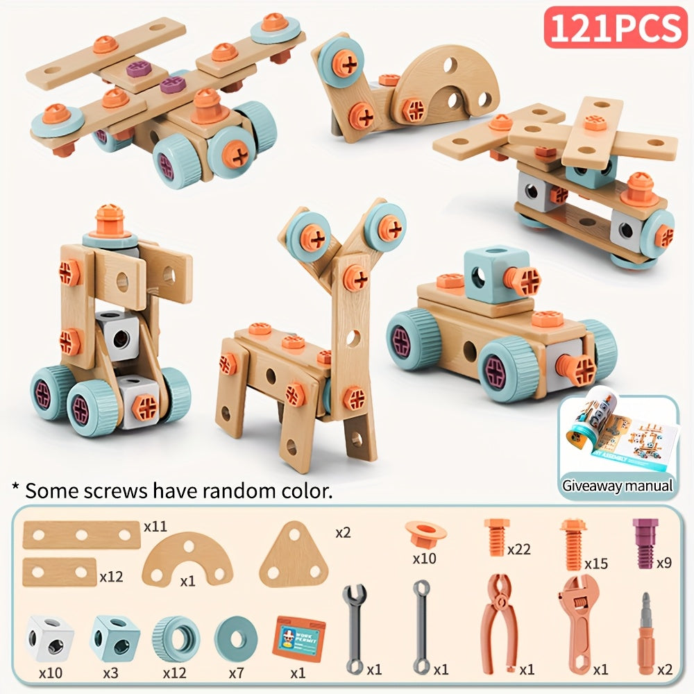 144pcs DIY Tool Box Set with Disassembly Tools