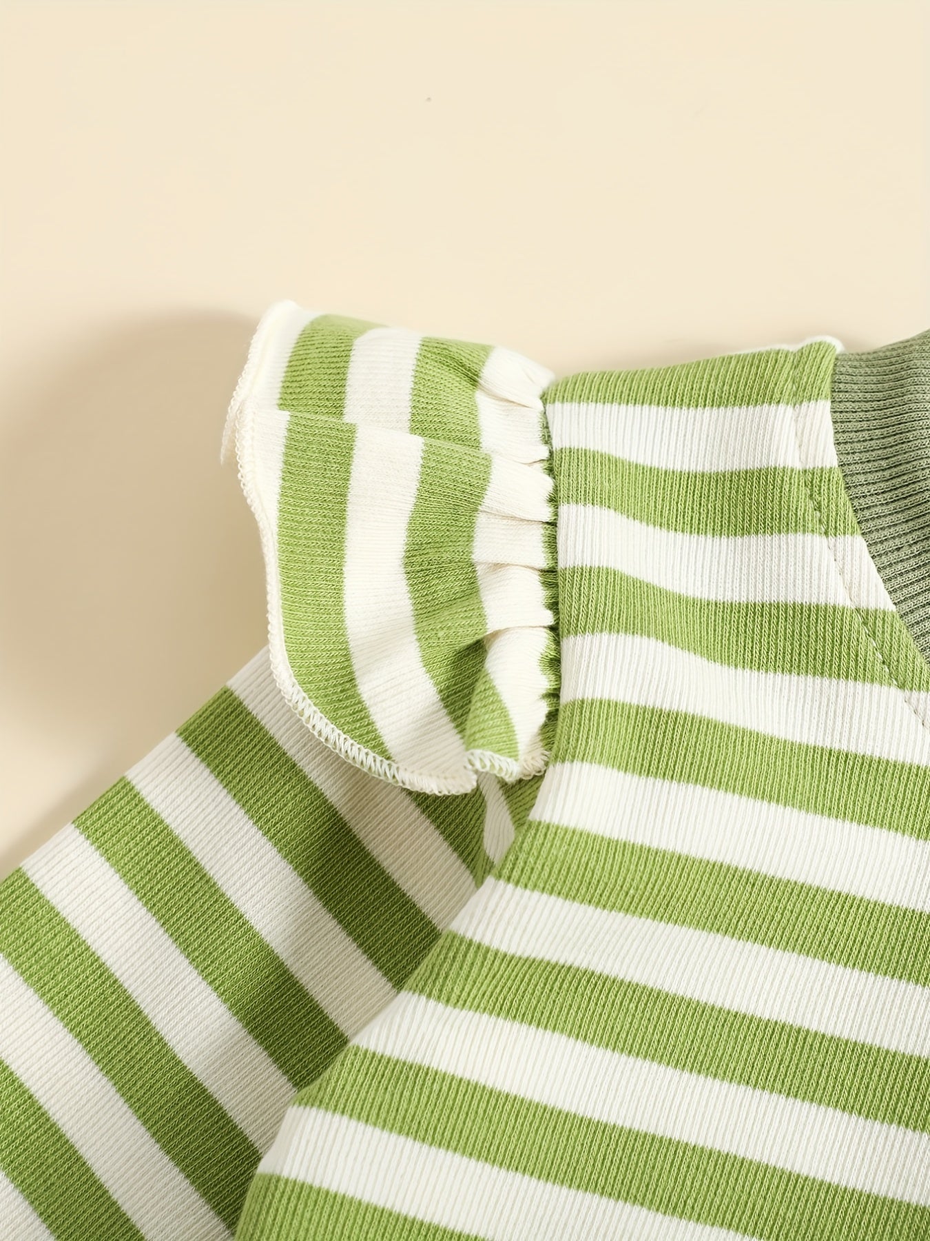 Toddler Girls Striped Sweatshirt & Pants Set for Autumn Winter