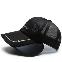 Summer Sunscreen Baseball Cap Mesh Trucker Hat Women Adjustable Sports Hat