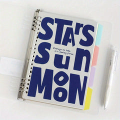 Retro Non-slip Loose Leaf Notebook 60 Sheets