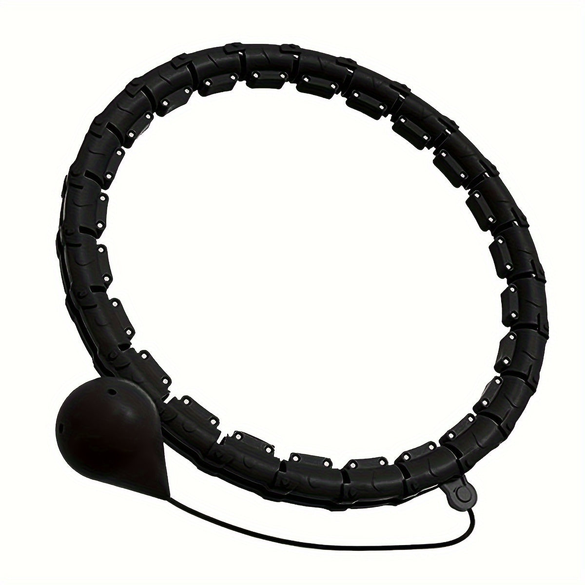 Detachable 24 Sections Pilates Fitness Hoop Exercise Ring With Weighted Ball