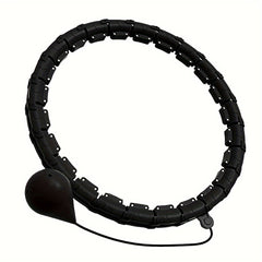 Detachable 24 Sections Pilates Fitness Hoop Exercise Ring With Weighted Ball