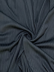  Solid Ribbed Half Sleeve Open Front Cardigan