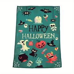 Cartoon Halloween Christmas Pattern Towel Absorbent Face Towel
