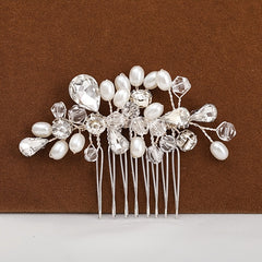 Crystal Bridal Hair Comb Rhinestone Wedding Headpiece