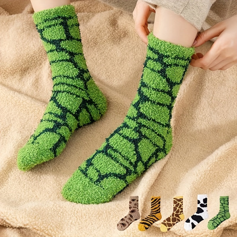 Soft Plush Mid Tube Socks Women's Stockings
