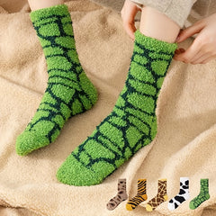 Soft Plush Mid Tube Socks Women's Stockings