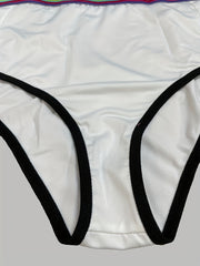  Sexy Colorful Striped Panty, Soft & Stretchy, Contrast Binding