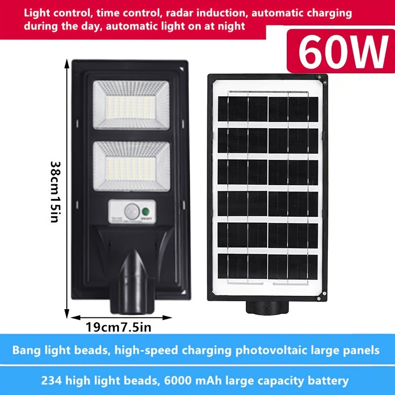 Ultra Bright Solar Street Lamp IP65 Motion Sensor Multiple Lighting Modes