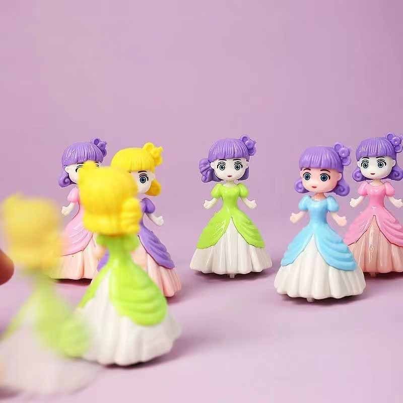 5pcs Princess Pull Back Car Toys with Dresses Ideal for Birthdays