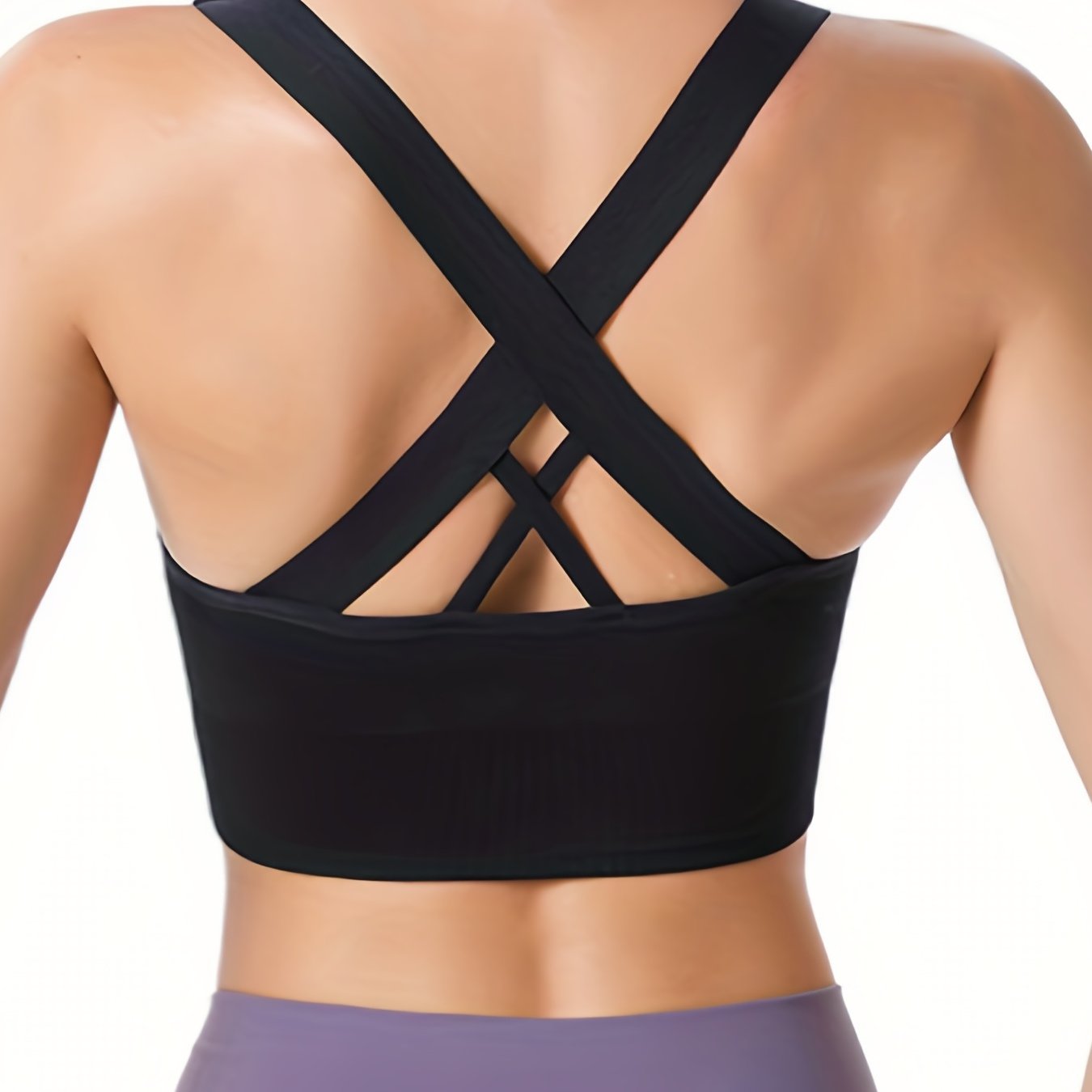 Criss Cross Back Sports Bra for Women