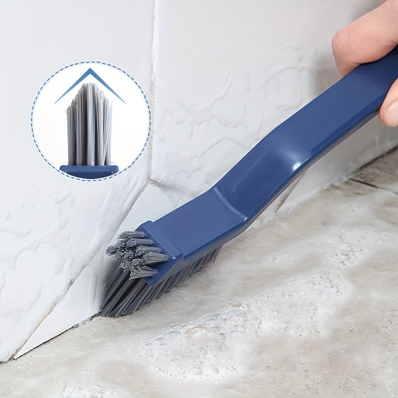 2-in-1 Bathroom Cleaning Brush Gap Brush Small Clip Window Kitchen Tool