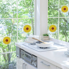 36pcs Sunflower Window Fly Traps Indoor Sticky Insect Trap