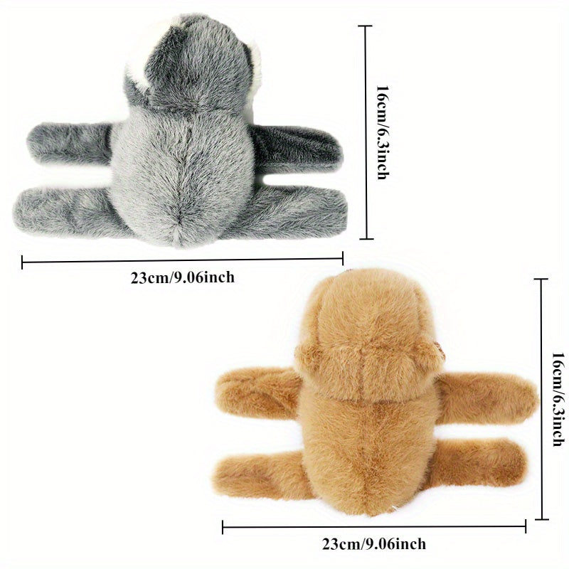 2pcs Capybara Raccoon Wristbands Snap Bands Polyester Fiber Hand Decorations