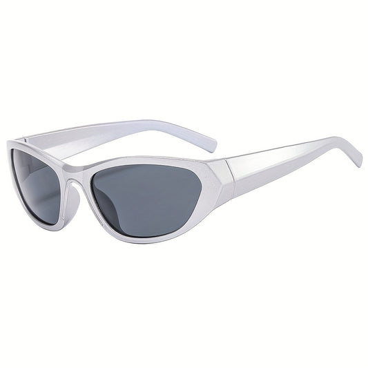 Futuristic Shield Sunglasses Dark Lens Goggles Y2K Sun Glasses