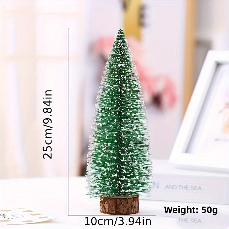 Mini Christmas Tree Cedar Tabletop Small Christmas Tree Desktop Window Swing