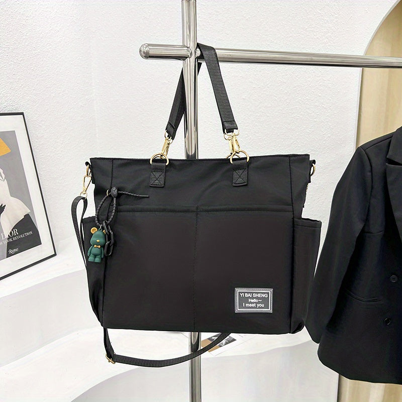 Large Capacity Tote Storage Bag Casual Shoulder Bag All Match Minimalist Bag