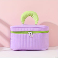 Colorblock Cosmetic Bag Multifunctional Toiletry Wash Bag