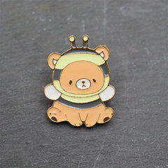 Anime Bear Novelty Brooch For Men