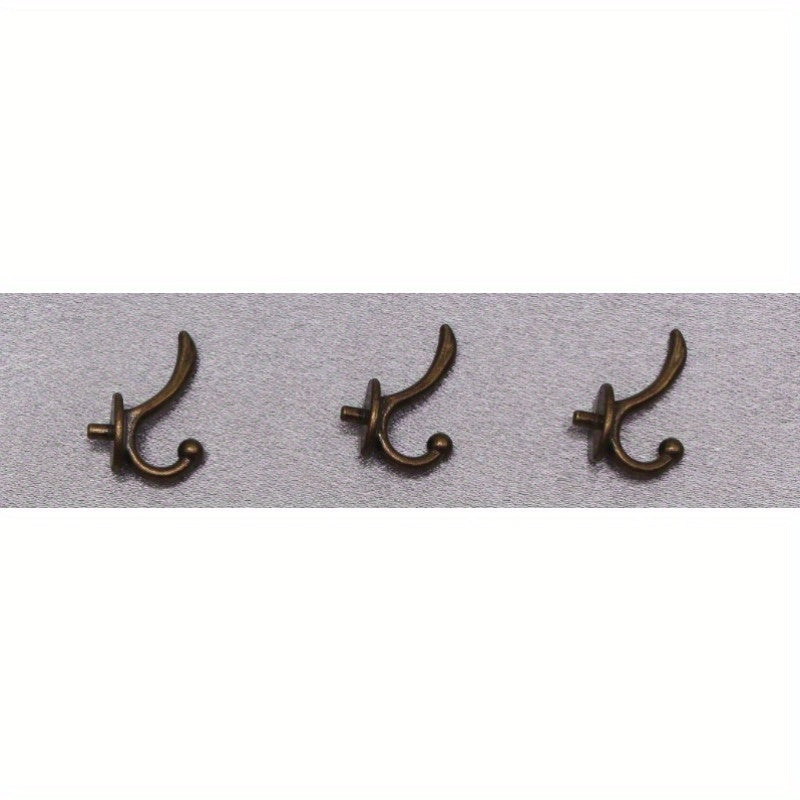 Mini Doll House Hooks 1:12 Toy Wall Hangers 3pcs
