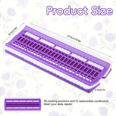 Plastic Floss Organizer with 15 Reusable Labels, Thread Storage Holder