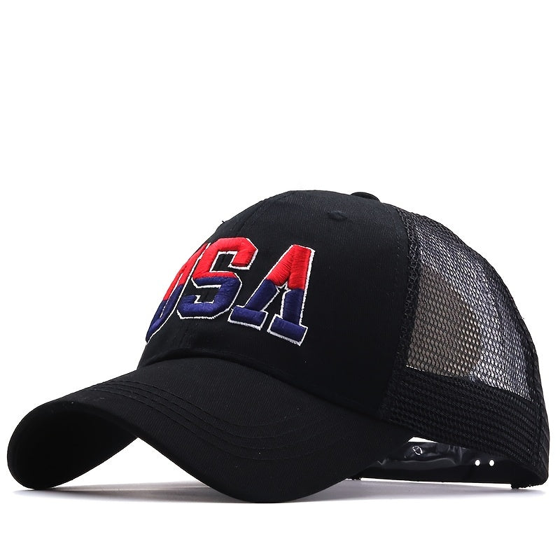 Embroidered Baseball Cap Adjustable Hip Hop Trucker Sun Hat
