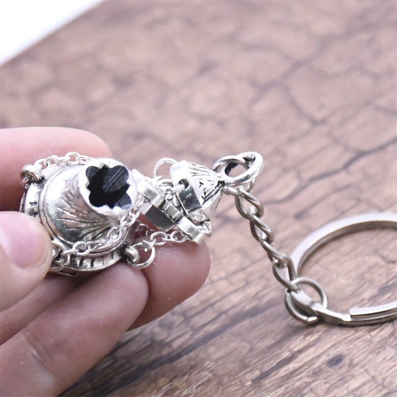 Christian Incense Burner Keychain For Men