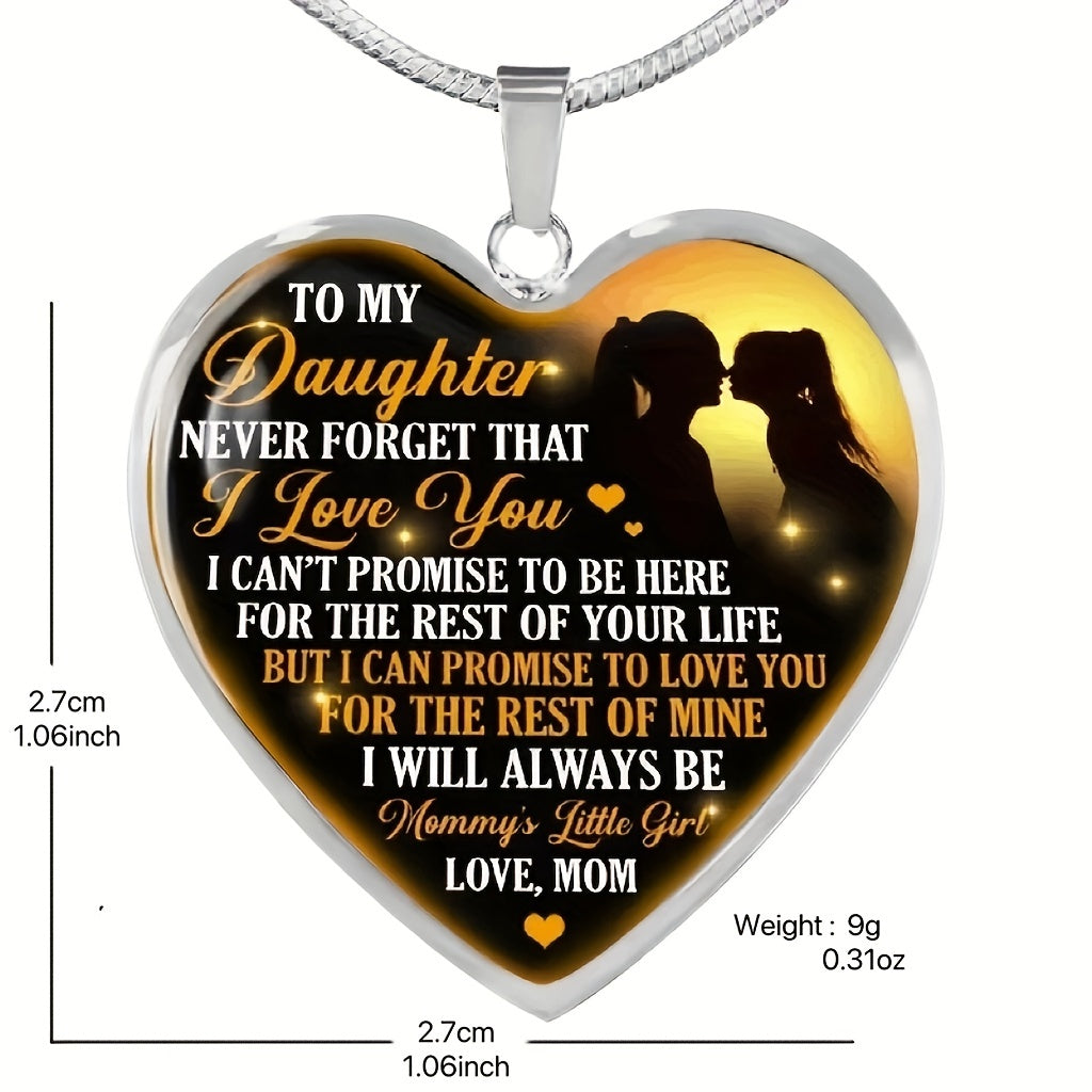 Heart Pendant Necklace Men's Jewelry Couples Gift Women