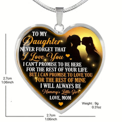 Heart Pendant Necklace Men's Jewelry Couples Gift Women