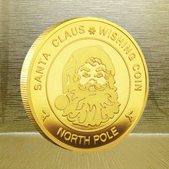 1pc Christmas Coin Thanksgiving Party Favors Badges