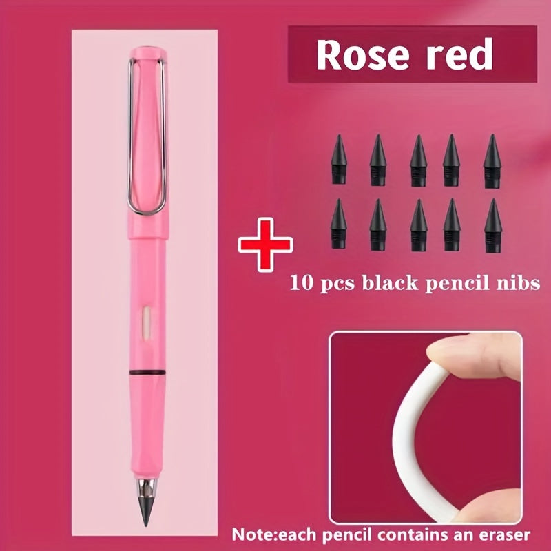 12pcs Macaron Colors Eternity Pencil 0.5mm Metal Pen