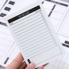 50 Sheets Message Worker Tear Words Book Learning Plan Schedule Memo List