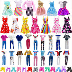 YADIYADI 38pcs Doll Accessories Set Complete Outfit for 29 Dolls