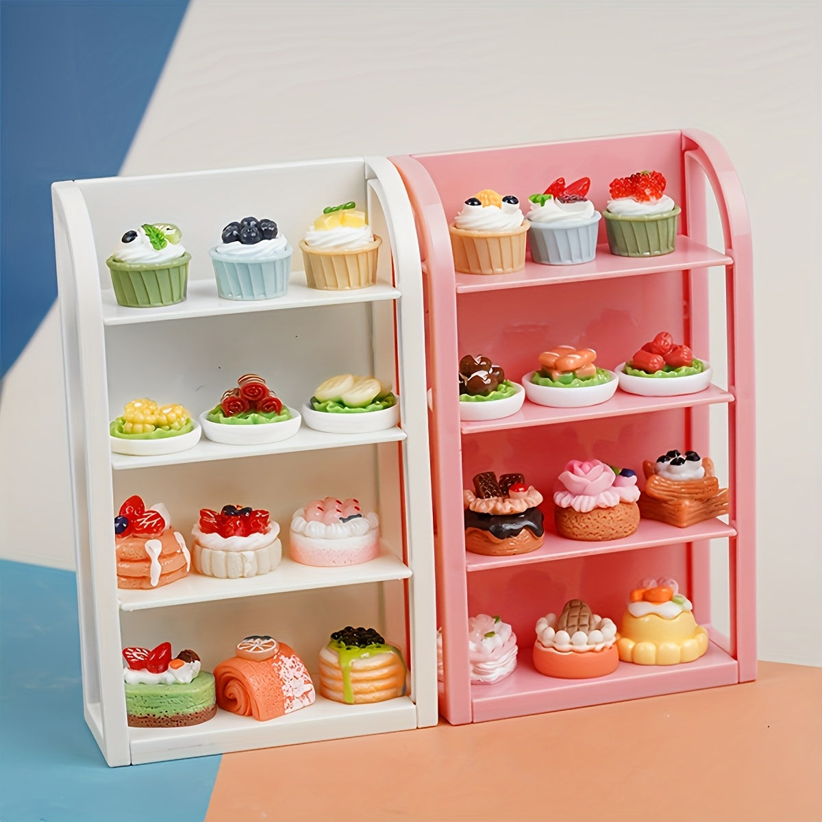 Mini House Supermarket Shelves Mini House Decoration Accessories