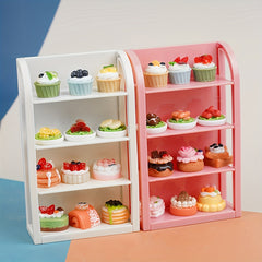 Mini House Supermarket Shelves Mini House Decoration Accessories