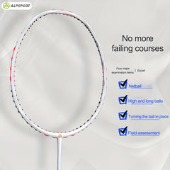 ALP V5 2Pcs 5U 75g 100% Carbon Fiber Badminton Racket Ultra Light Racket