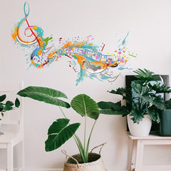 Musical Note Room Decoration Wall Sticker Self-adhesive PVC Sticker