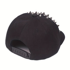 Hip Hop Rivet Snapback Hat Unisex Punk Baseball Cap Sunshade Couple Dad Hats