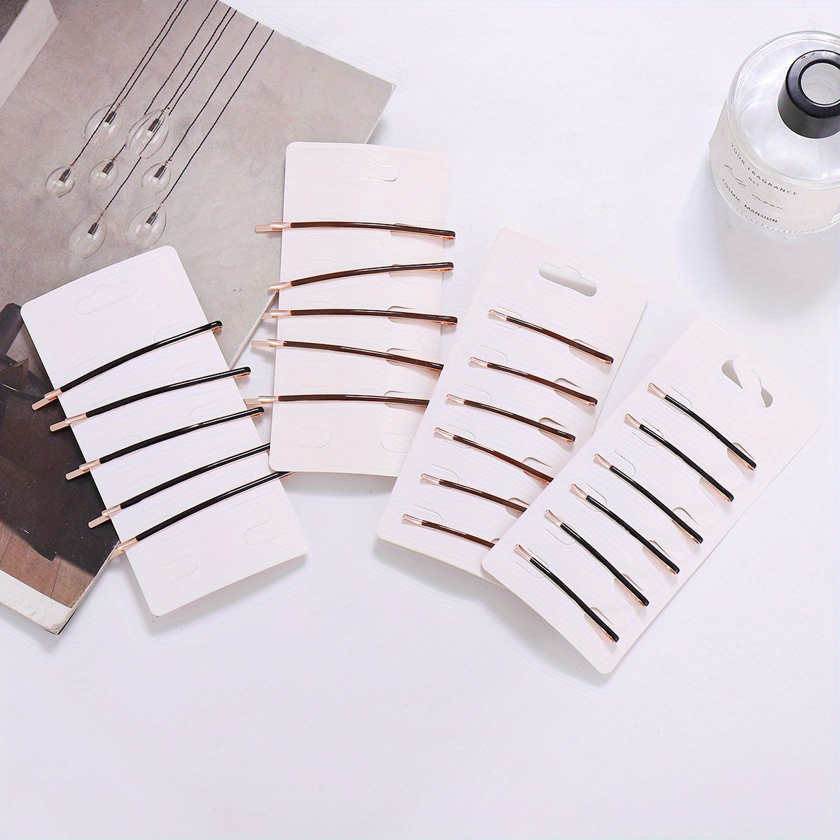 Women's Glossy Bobby Pin Enamel Hair Clip