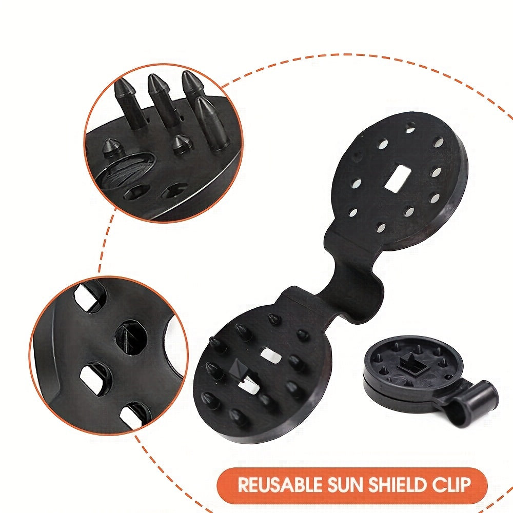 20pcs Sun Shading Net Clip Reusable Greenhouse Film Clamp Outdoor Tent Hook